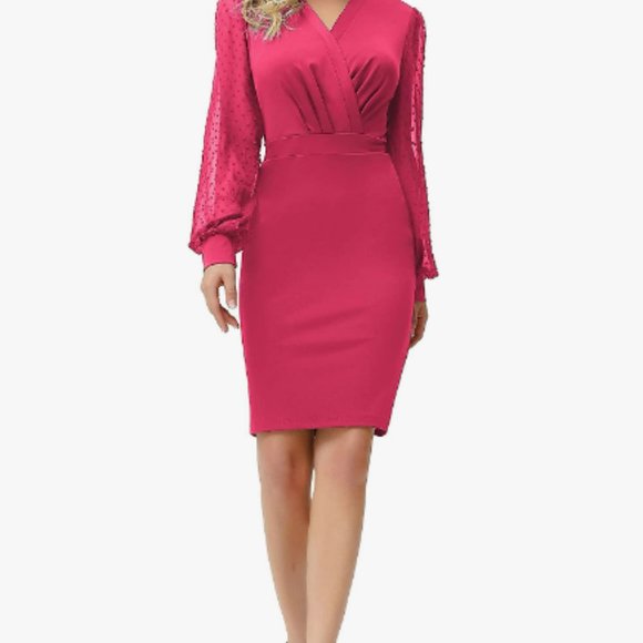 Grace Karen Elegant Pink Women's Cocktail Dress NWT - Picture 2 of 4